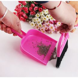 Portable Mini Scoop Set Pooper Scooper Clean Pet Dog Cat Waste Broom+Scoop Poop Sweeper Shovel Cleaning Brush