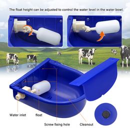 Livestock Cattle Goat Water Drinker Bowl Automatic Water Bowl Float Valve Cow Horse Drinking Bowl Farm Animal Feeding Eqipment