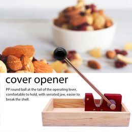 Innovative Leverage Manual Nutcracker Nut Tongs Pecan Nut Cracker Opener Tool With Organize Desktop For Nuts Macadamia Pecans