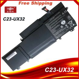 Batteries New C23UX32 Laptop Battery for ASUS ZenBook UX32 UX32V UX32A UX32VD VivoBook U38N U38NC4004H 7.4V 6520mAh