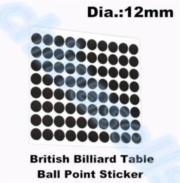 35mm 30pcs point snooker pool billiard white ball locator sticker cue ball locators stickers Table Ball Point Sticker