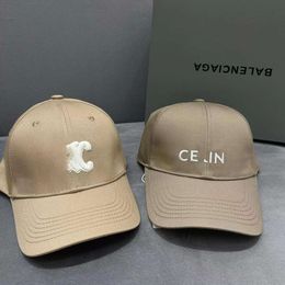Ins Korean celins Version of Net Red with the Same Type of Racing Home Baseball Cap Fashion Simple Letter Embroidered Duck Tongue Cap Sun Visor Hat Tide