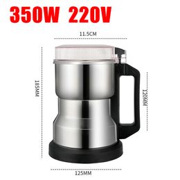 Office Home Coffee Beans Grinding Tool Cereal Nuts Bean Spices Grain Electric Grinder Multifunctional Dry Grinder for Baby Food