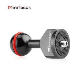 Accessories MINIFOCUS 1'' Ball Adapter with 1/4" Screw For Underwater Camera Arm Tray Diving Photography System