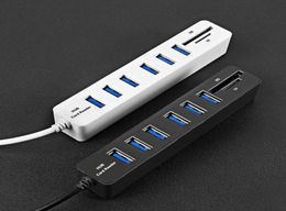 USB Hub Combo Multi Splitter 36 Ports USB 20 Hubs High Speed Mini 2 In 1 SD TF Card Reader for Laptop Computer4642798