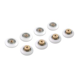 19/23/25/27mm Diameter Brass Single Door Rollers For 4-6mm Shower Sliding Door Wheel Runner Pulley Shower Parts Replacement