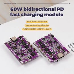 60w Two-way Pd Fast Charge 4-String Power Bank Motherboard 20v3a Two-Way Buck-Boost High-Power Charging