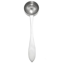 YO6 Pieces Coffee Scoop Stainless Steel Measuring Spoon Long Handle Tablespoon Stirring For Tea Sugar 20 Ml 240410