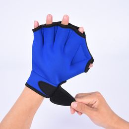 1 Pair Men Women Neoprene Diving Gloves Snorkeling Swimming Paddles Palm Webbed Scratch-resistant Hand Protector Guard