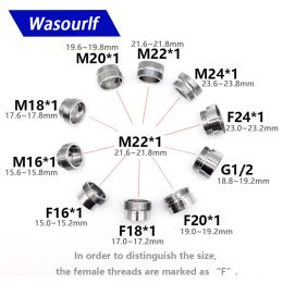WASOURLF Adapter M16 M20 M22 Male Thread Transfer M22 Connector Shower Bathroom Kitchen Accessories Brass Material Faucet Fiting