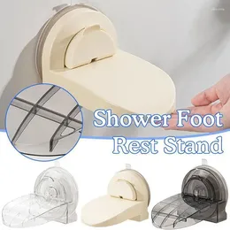 Bath Mats Shower Foot Rest Stand Shave With Suction Cups Bathroom For Shaving Legs Washing Feet