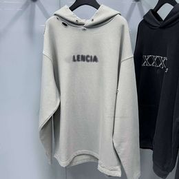 XXXL designer hoodies men Sweatshirt hoody Balencigaas Mens Fashion sweater Brand Paris 23SS Autumn New Fuzzy Letter Brushed OS CE0N U6B3 Q0YW