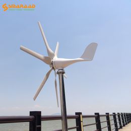 PL,ES,RU Warehouses 400W 600W 800W 3/5/6 Blades Windmill 12V 24V Small Wind Turbine Generator For Home Farm Street Lamps