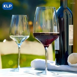 Wine Glasses KLP European Vintage Stemware Pure Handmade Burgundy Glass Crystal Ins Style