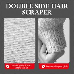 Portable Lint Remover Carpet Cleaning Tool Double-Sided Fluff Remover Remove Dust and Pet Hair from Clothes Furniture Curtains