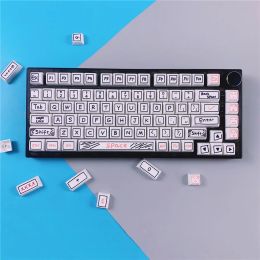 Accessories 126 Keys Personality Graffiti Keycap XDA MDA Profile PBT Dye Sub Keycaps for Mechanical Keyboard Custom Cute Key Caps Set