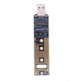 Enclosure M.2 NVME SSD To USB 3.1 Adapter 10Gpbs USB3.1 M.2 NVME To USBA 3.0 Internal Converter Card JMS583 Chip for PCIE/M.2 Nvme SSD