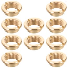 Clocks Accessories 10pcs Clock Movement Nut Quartz Repairing Accessory Mechanism Nuts