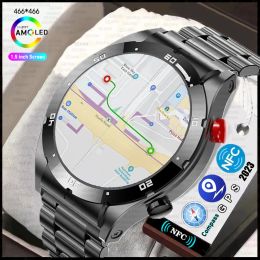 Watches 2023 Nfc Bluetooth Call Smart Watch HD 466*466 Amoled Gps Tracker Sports Band Suitable for Xiaomi Watch Ultimate Smart Watch Men