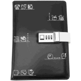 Notebooks Lockable Diary Vintage Notebook with Lock Lockable Notebook Password Diary with Pen Slot