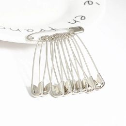 High Quality 50pcs Safety Pins DIY Sewing Tools Accessory Silver Metal Needles Large Safety Pin Small Brooch Apparel Accessories