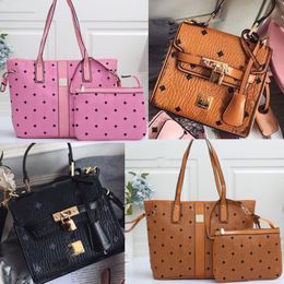 designer handbags purses 2pcs set high quality women bags tote bag shoulder bag new styles Leather shoulder bag2375