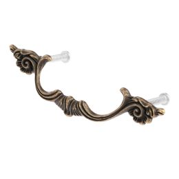 1Pc 64mm 97mm Antique Furniture Handle Cabinet Knobs and Handles Drawer Kitchen Door Pull Cupboard Handle Furniture Fittings