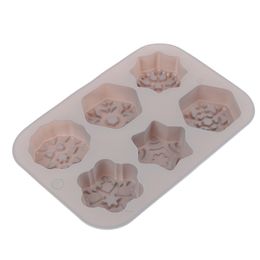 Snowflake Shape Soap Silicone Mould Christmas Aroma Gypsum Plaster Crafts Mould Snow Silicone Soap Candle Moulds
