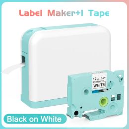 Printers Vixic P3200 6/9/12mm Label Maker Portable Label Printer Wireless Labeler Thermal Transfer Laber for Home School Office