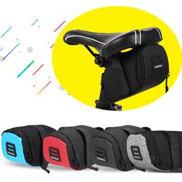 Lixada Mini Mountain Bike Saddle Bag Pouch Road Bicycle Seat Tail Pack Outdoor Cycling Seatpost Bag