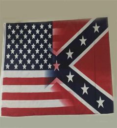 New 90*150cm American Flag with Confederate Civil War Flag new style hot sell 3x5 Foot Flag 30pcs DHL3203947