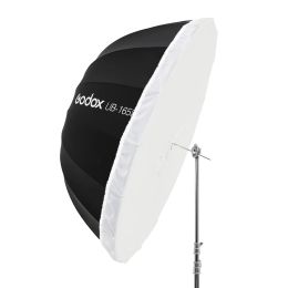 Godox UB-165S 65 inch 165cm Parabolic Black Reflective Umbrella Studio Light Umbrella with Black Silver Diffuser Cover Cloth