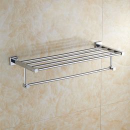 LANGYO Wall-mounted Bathroom Hardware Accessories Clothes hook Towel Bar Kitchen Facilities Chrome Bathroom Set