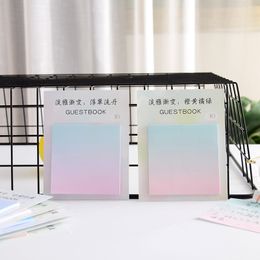 32 pcs/lot Creative Gradient Memo pad Sticky Notes Cute N Times Stationery Label Notepad Bookmark Post school supplies