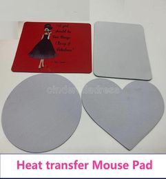 Novelty Items Wireless Customised Heart Shape Mouse Pad Blank Heat transfer Computer Pad Sublimation Tablet Selfie Stick GC08256352534