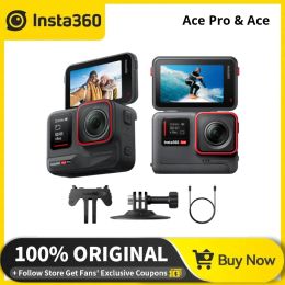 Cameras Insta360 Ace Action Camera Waterproof 4K120fps Action Camera, 1/1.2" Sensor AI Noise Reduction Active HDR Video 48MP Photos