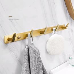 Gold Brushed Robe Hook Coat Hook Towel Hanger Wall Hooks Bathroom Hardware Hook Door Hooks