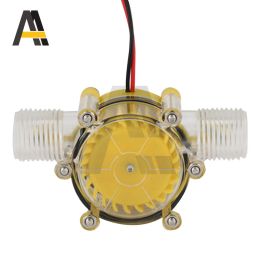 Micro Generator F50 Micro-hydro DC Water Flow Pump 5V 12V 0-80V Turbine Hydroelectric Power Energy Generator 1.2Mpa Water Phase