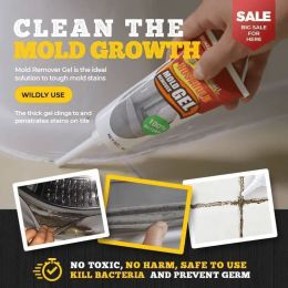 Household Mould Remover Gel Mildew Remover Household Wall Mould Ceramic Tile Cleaner Caulk Gel Moisture Absorbers Deep Clean