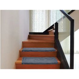 1PC Carpet Stair Treads Anti-slip Stars Mats Pads Rugs 3 Colours Style Carpet Polyester Viscose Safety Decor Pads