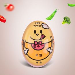 Japan Egg Perfect Color Changing Timer Yummy Soft Hard Boiled Eggs Cooking Kitchen Eco-Friendly Resin Egg Timer Red Timer Tools