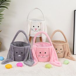 Bunny Handbag Useful Multifunctional Rabbit Storage Bag Easter Cute Rabbit Candy Storage Basket Household Supplies