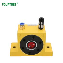 Pneumatic Vibrator GT Gear Series K Type Steel Ball Vibrator Turbine Oscillators Industry Hammer Blanking Parts GT8/10/16/20/25/