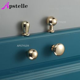 Apstelle Square Drawer Cupboard Handle Zinc Alloy Kitchen Cabinet Knob Silver Black Golden Nordic Style Wardrobe Furniture