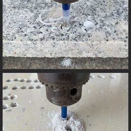 6/8/10/12mm Brazed Diamond Dry Drill Bits Hole Saw Cutter Drilling Core Bits for Granite Marble Ceramic Tile Eye Dryer Hole Open