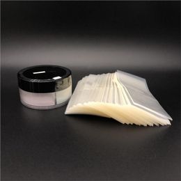 200pcs/lot Clear PVC Heat Shrink Sleeve Film Bands For 5g 10g 15g 20g Plastic Cosmetic Bottles Jars Pot Containers