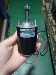 DC 12V 3500rpm or 24V 7000rpm high speed 3420 DC motor 30W Speed Adjustable CW CCW motor