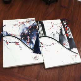 Notebooks Retro Original Chinese Style Stitching Handmade Notebook Ruled Pages Beautiful Lovely Diary Planner Gift