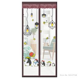 Summer Magnetic Screen Door Curtain Anti Mosquito Net Insect Fly Bug Curtains Automatic Closing Mesh Anti Mosquito Door Curtain