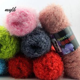 mylb 1pc=100g Super Soft Smooth Chunky Acrylic Double Knitting Wool Yarn Colorful Baby Skein Ball Yarn For DIY Knitting Craft